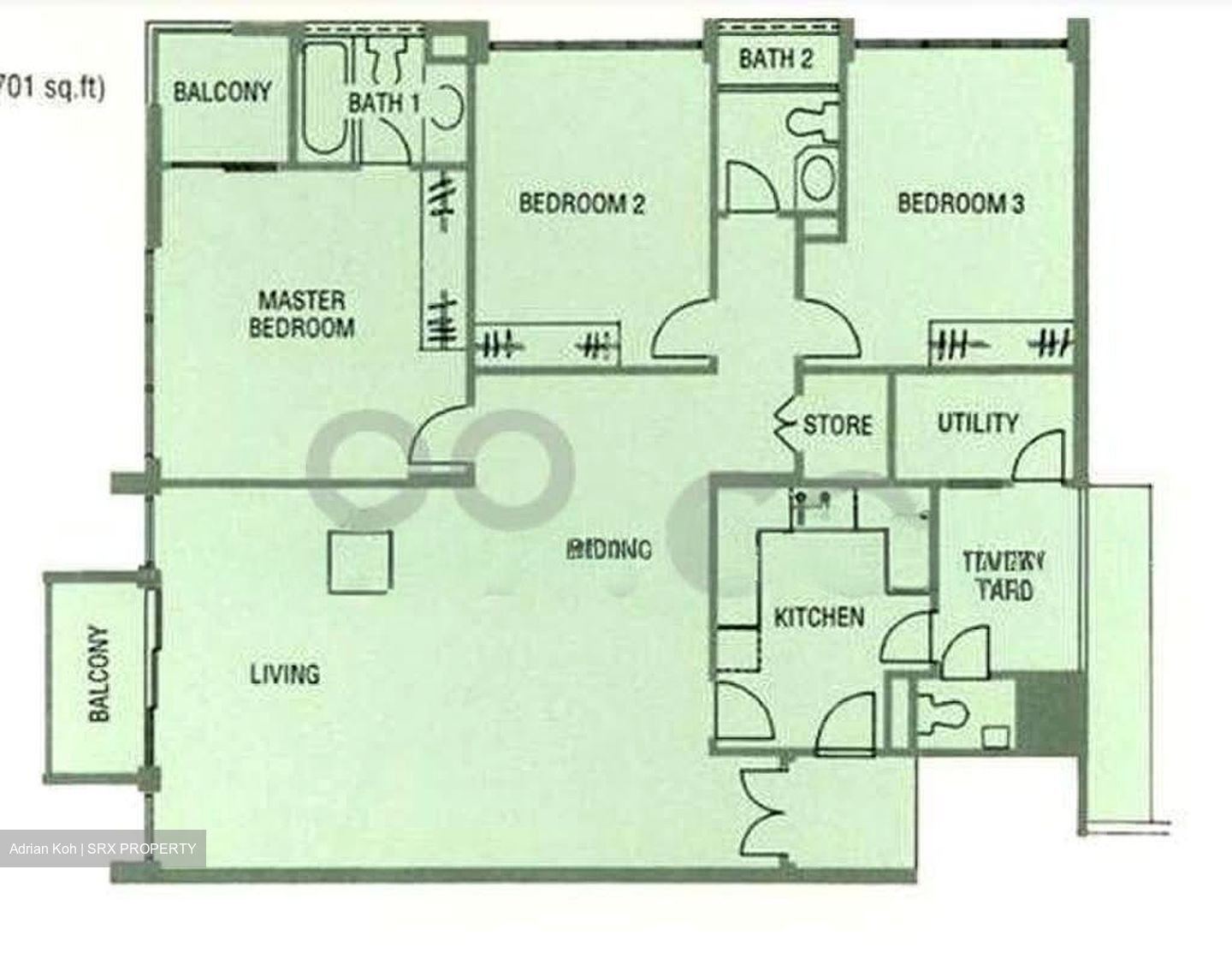 Meralodge (D23), Condominium #601450981